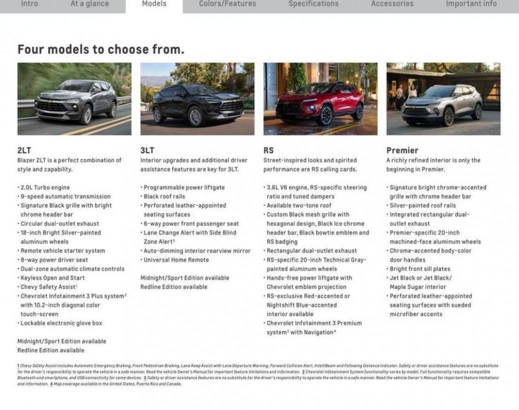 Chevrolet Blazer 2023. Page 4
