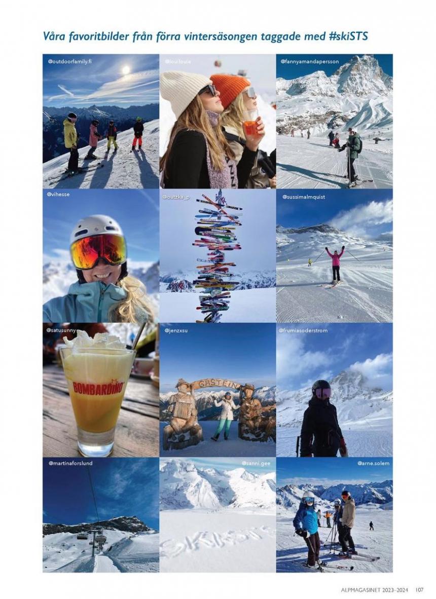 Alpmagasinet Vinter 2023 / 2024. Page 107