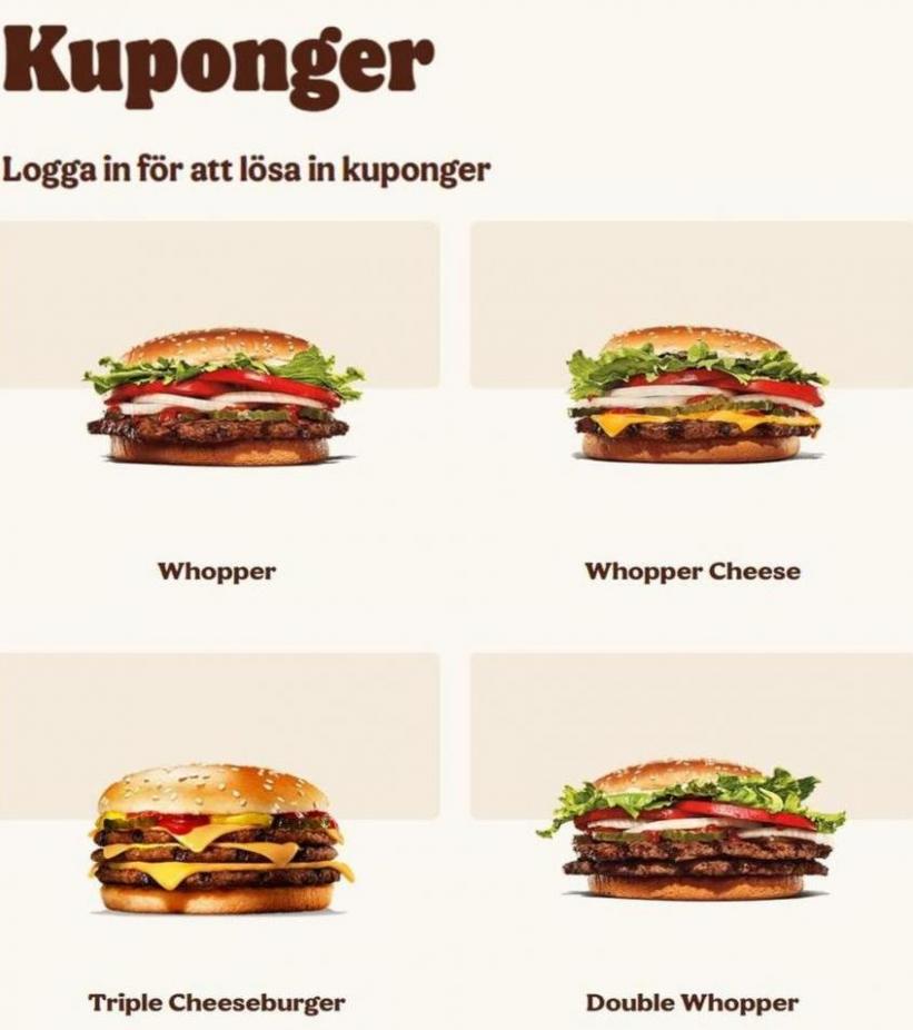 Burger King Meny. Page 5