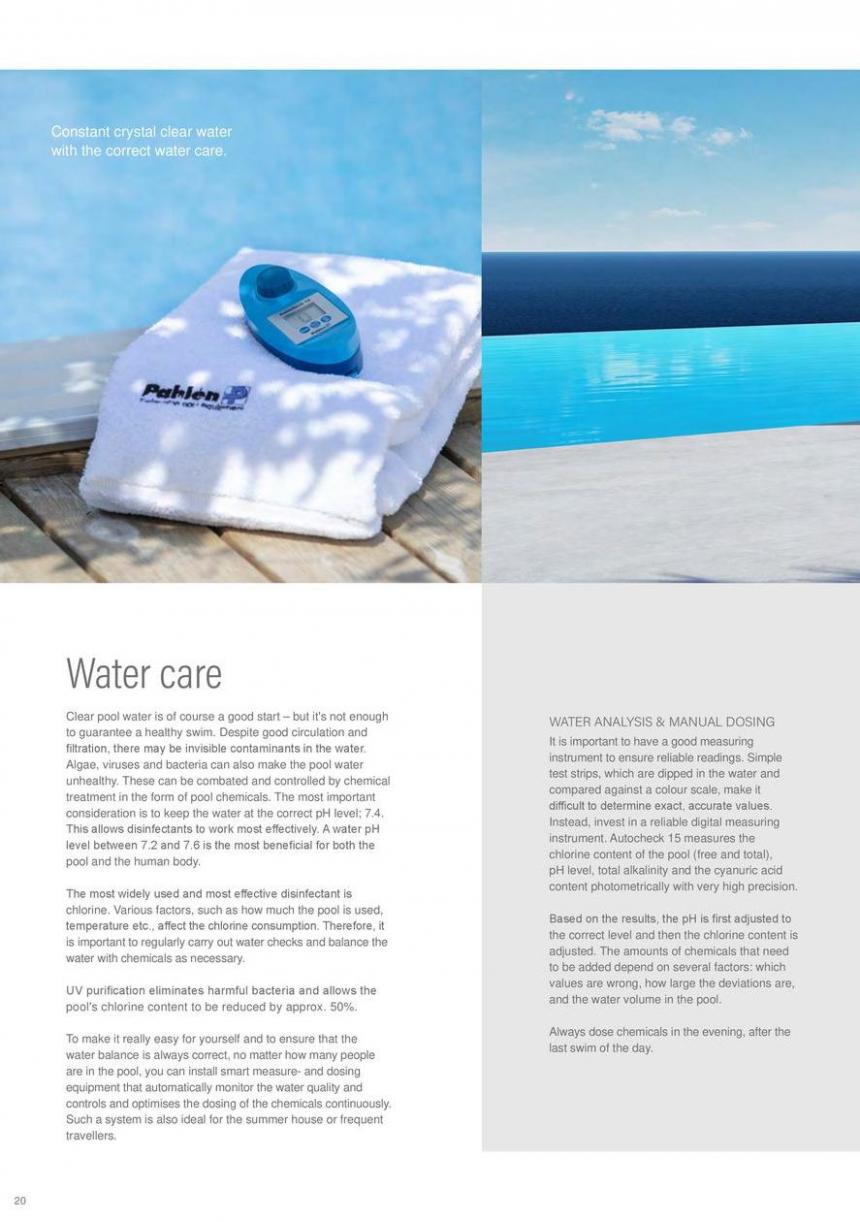 Pahlen Premium pool solutions. Page 20