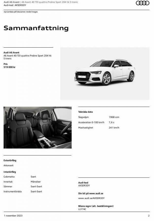 Audi A6 Avant. Page 2