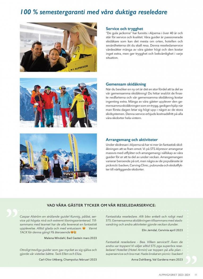Alpmagasinet Vinter 2023 / 2024. Page 11