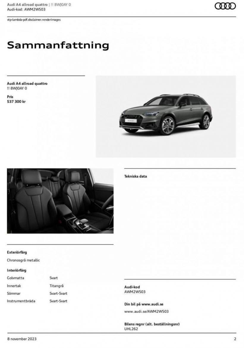Audi A4 allroad quattro. Page 2
