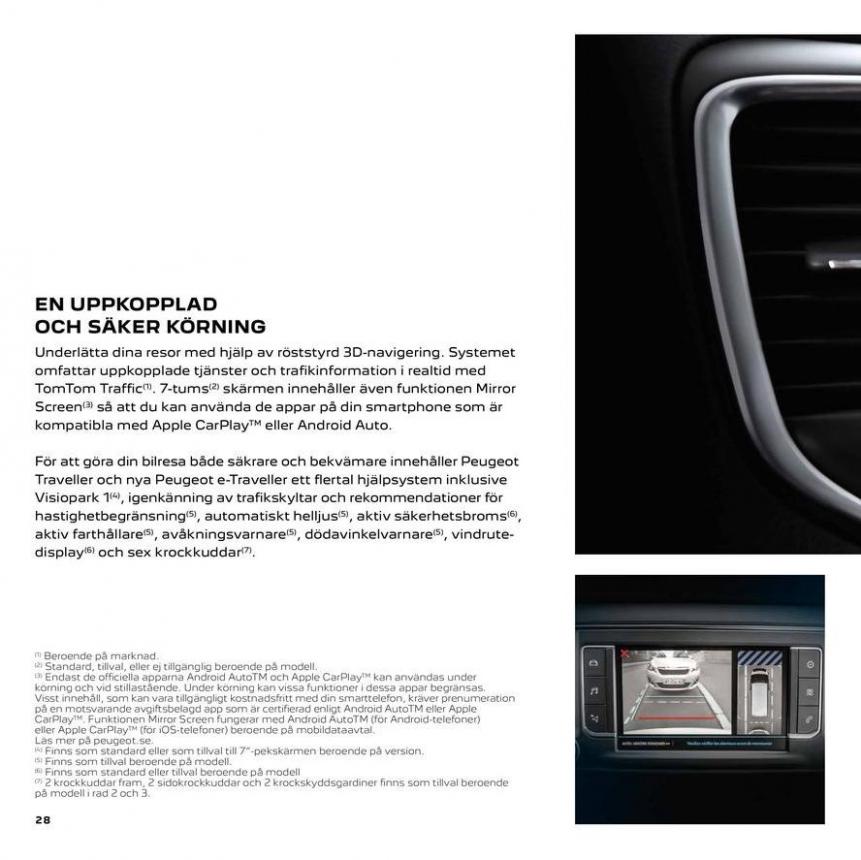 Peugeot e-Traveller. Page 28