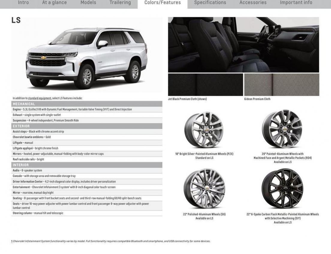 Chevrolet Tahoe 2023. Page 9