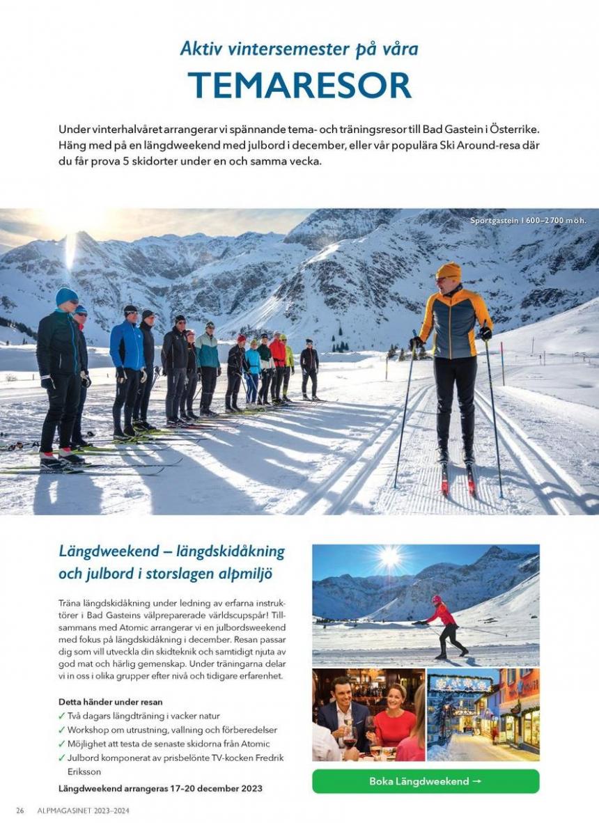 Alpmagasinet Vinter 2023 / 2024. Page 26