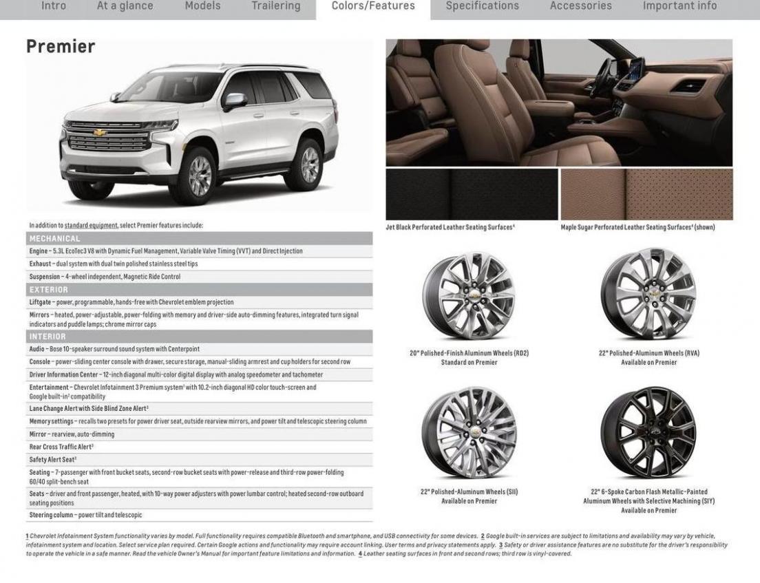 Chevrolet Tahoe 2023. Page 17