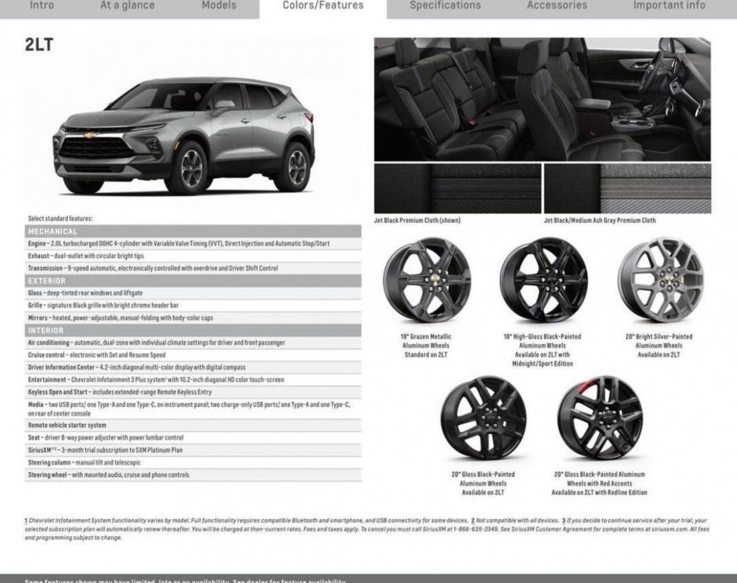 Chevrolet Blazer 2023. Page 6