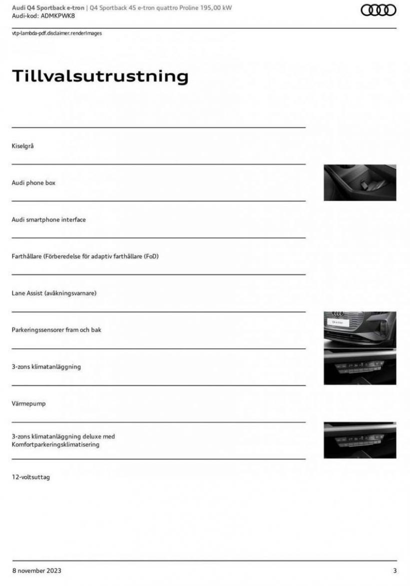 Audi Q4 Sportback e-tron. Page 3