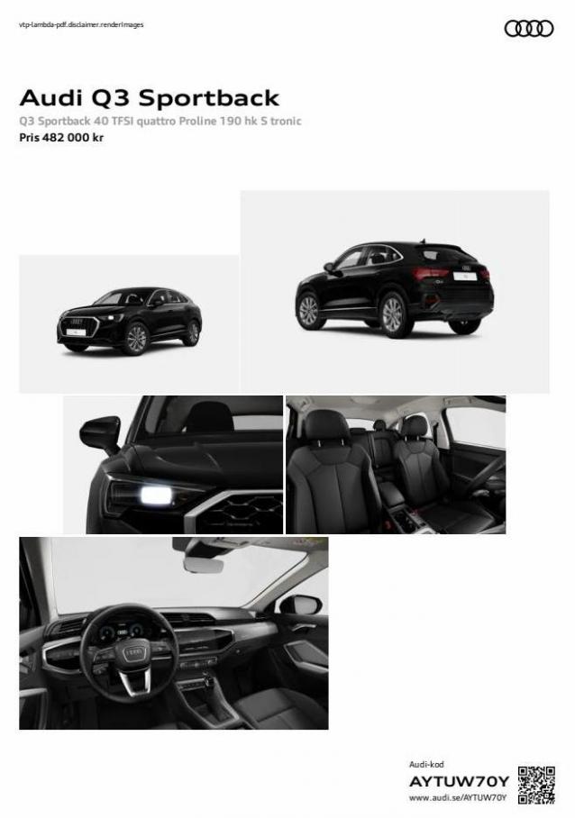 Audi Q3 Sportback. Audi (2024-11-03-2024-11-03)