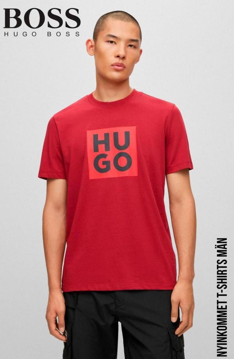 Nyinkommet T-Shirts Män Hugo Boss. Hugo Boss (2023-12-06-2023-12-06)