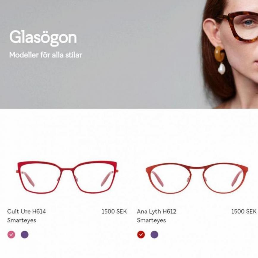 Glasögon - Modeller för alla stilar. Page 6