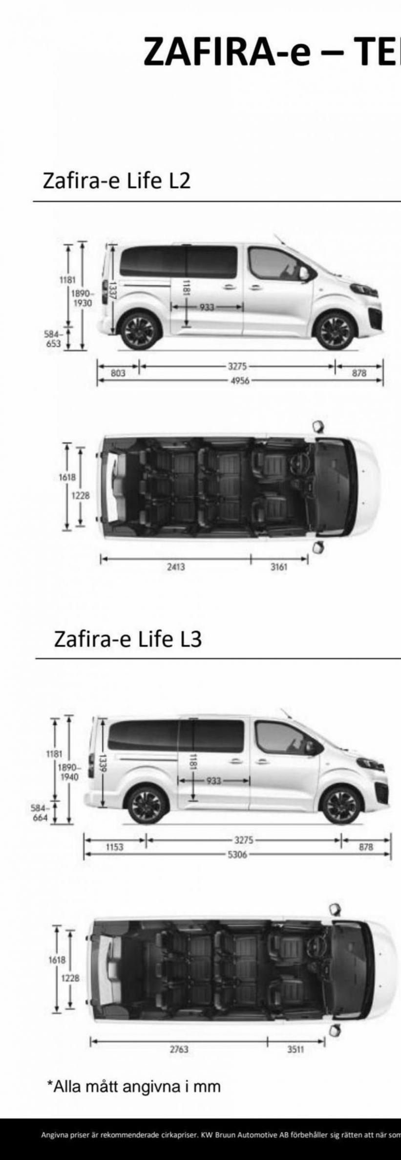 Opel Zafira-e Life. Page 8