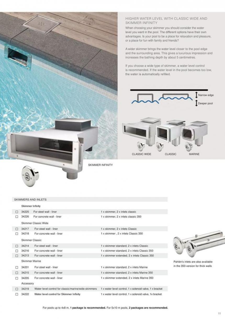 Pahlen Premium pool solutions. Page 11
