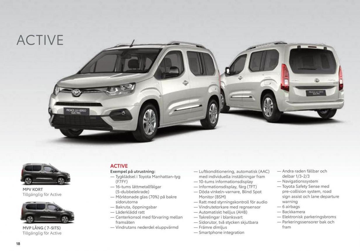 Toyota Proace City Electric Verso. Page 18