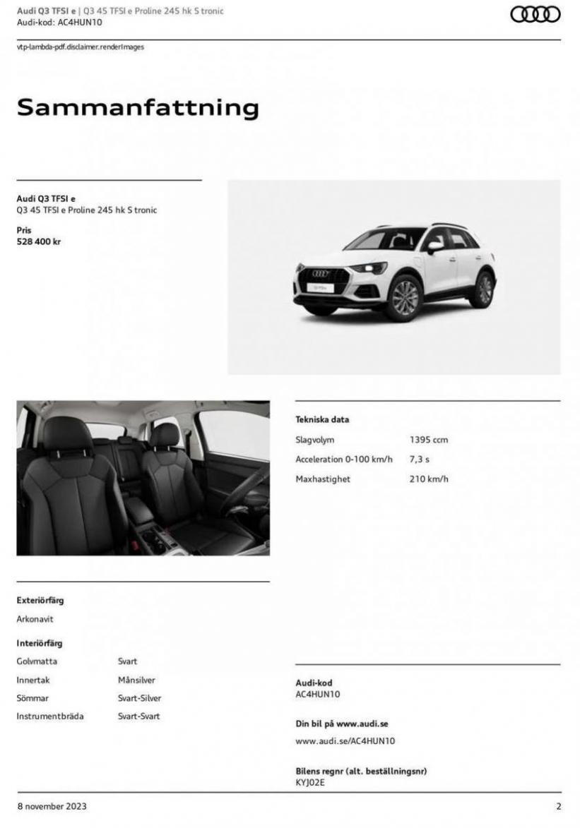 Audi Q3 TFSI e. Page 2