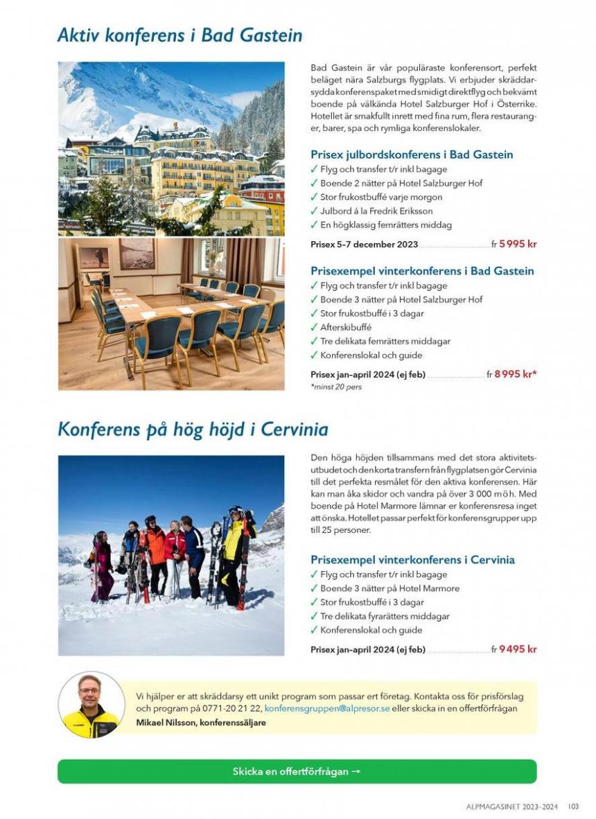Alpmagasinet Vinter 2023 / 2024. Page 103