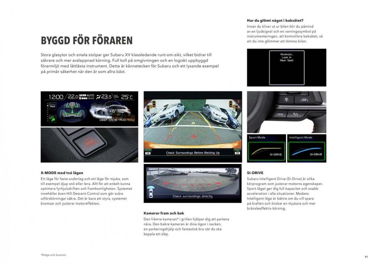 Subaru reklamblad. Page 11