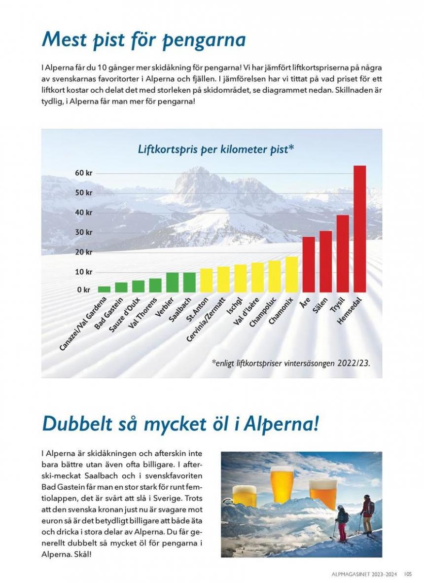 Alpmagasinet Vinter 2023 / 2024. Page 105