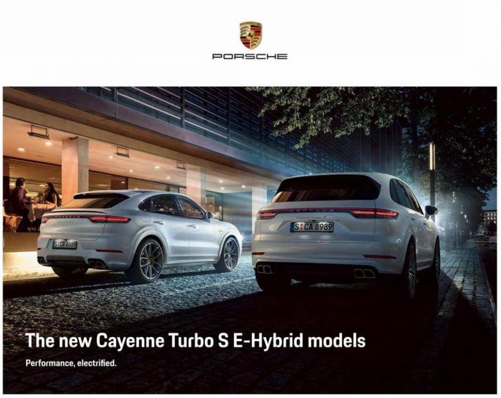 The new Cayenne Turbo S E-Hybrid models. Porsche (2024-03-23-2024-03-23)