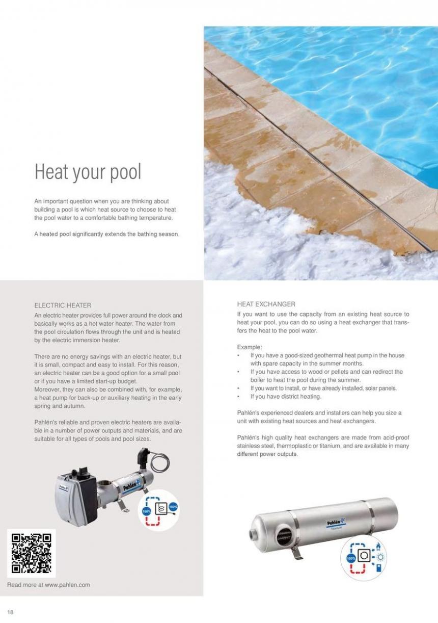 Pahlen Premium pool solutions. Page 18