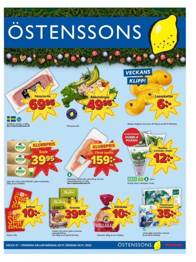 Östenssons reklambad. Östenssons (2023-11-26-2023-11-26)