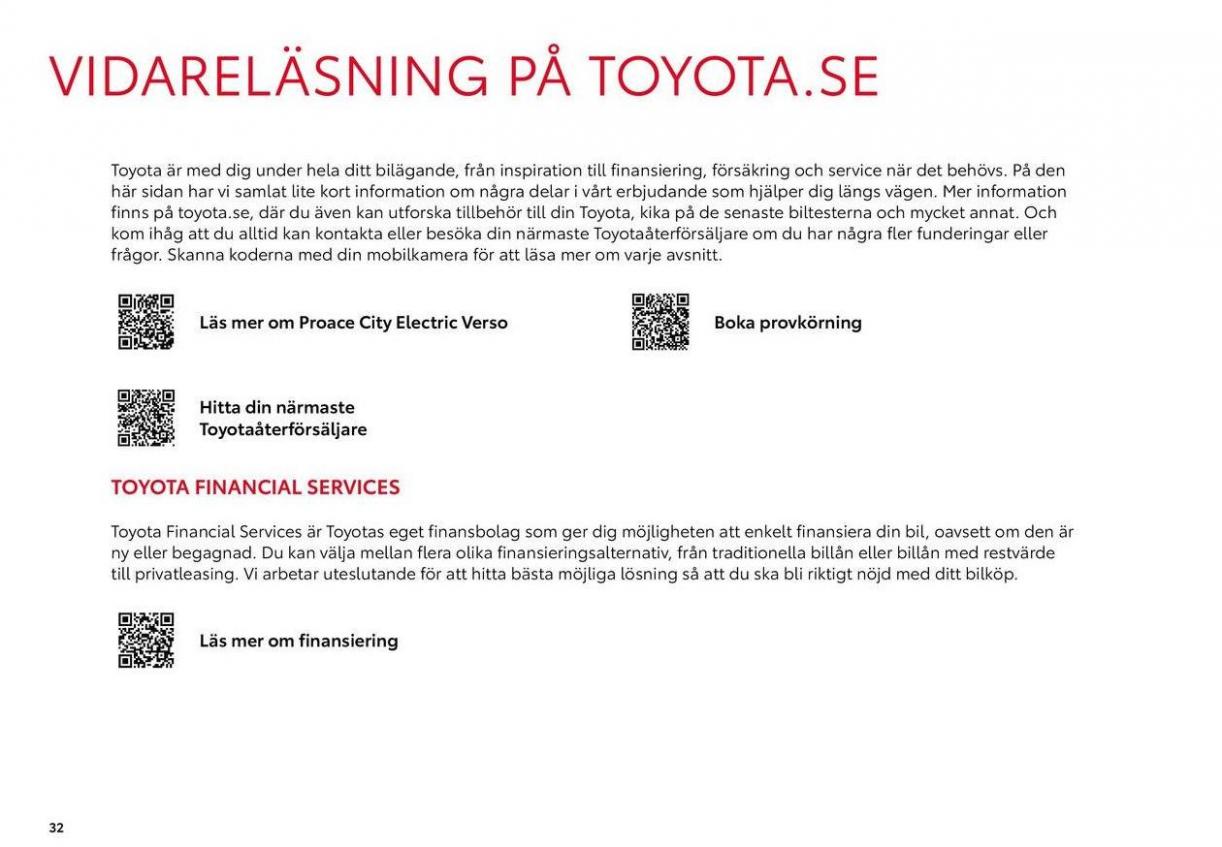 Toyota Proace City Electric Verso. Page 32