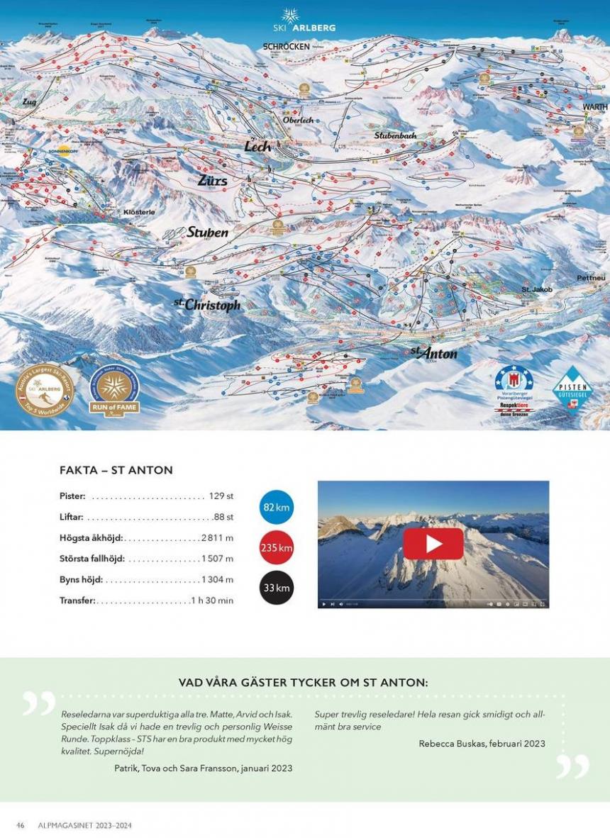 Alpmagasinet Vinter 2023 / 2024. Page 46