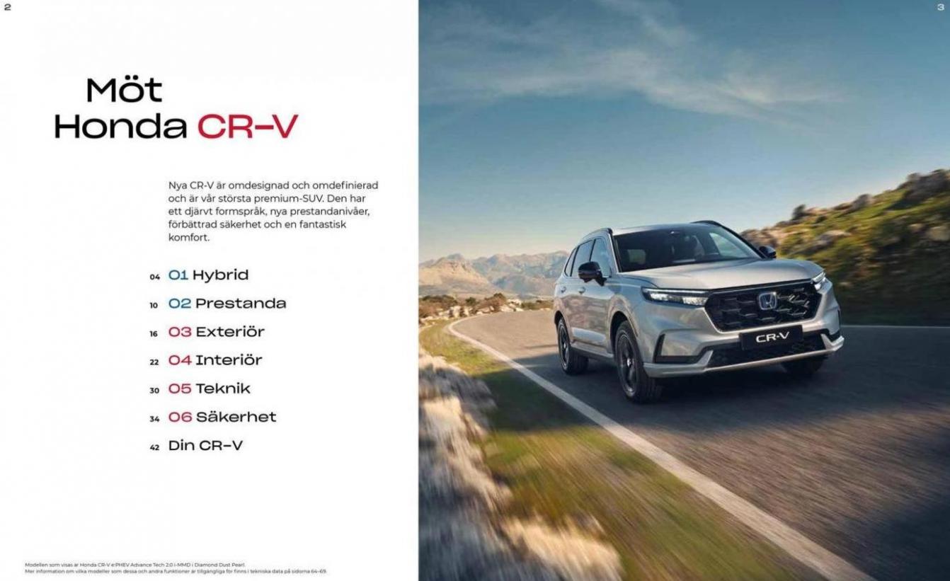 Honda CR-V Hybrid broschyr. Page 2