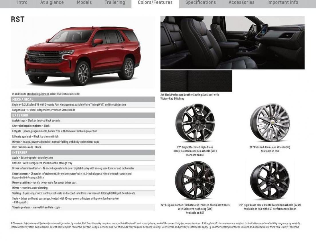 Chevrolet Tahoe 2023. Page 13
