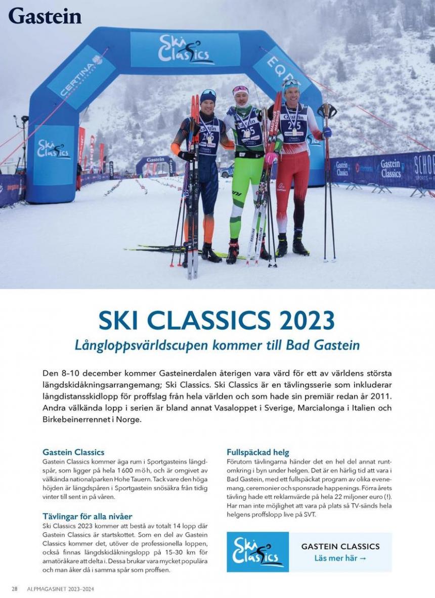 Alpmagasinet Vinter 2023 / 2024. Page 28