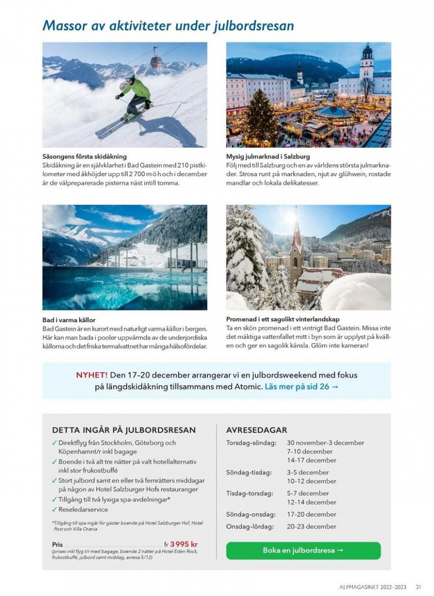 Alpmagasinet Vinter 2023 / 2024. Page 21