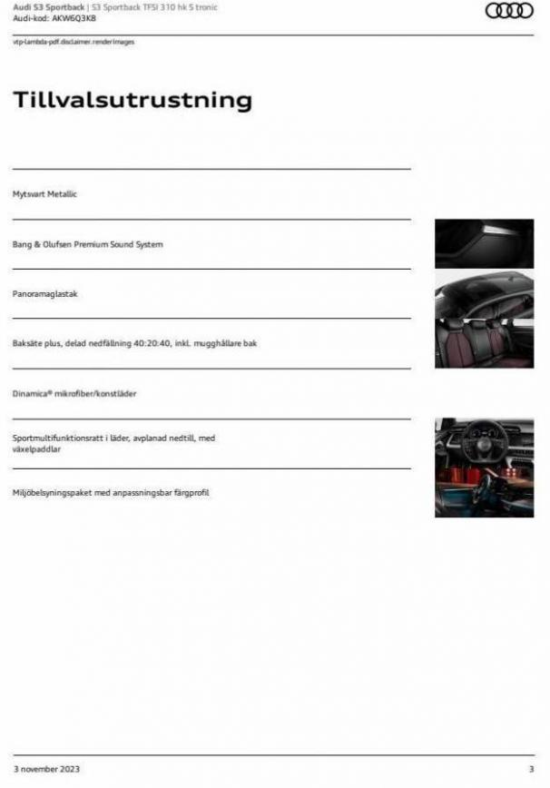 Audi S3 Sportback. Page 3