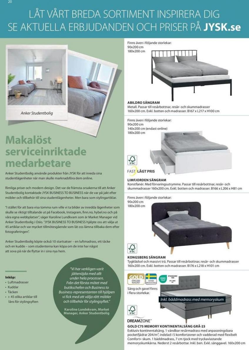 JYSK Business to Business. Page 20