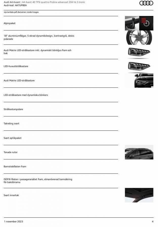 Audi A4 Avant. Page 4