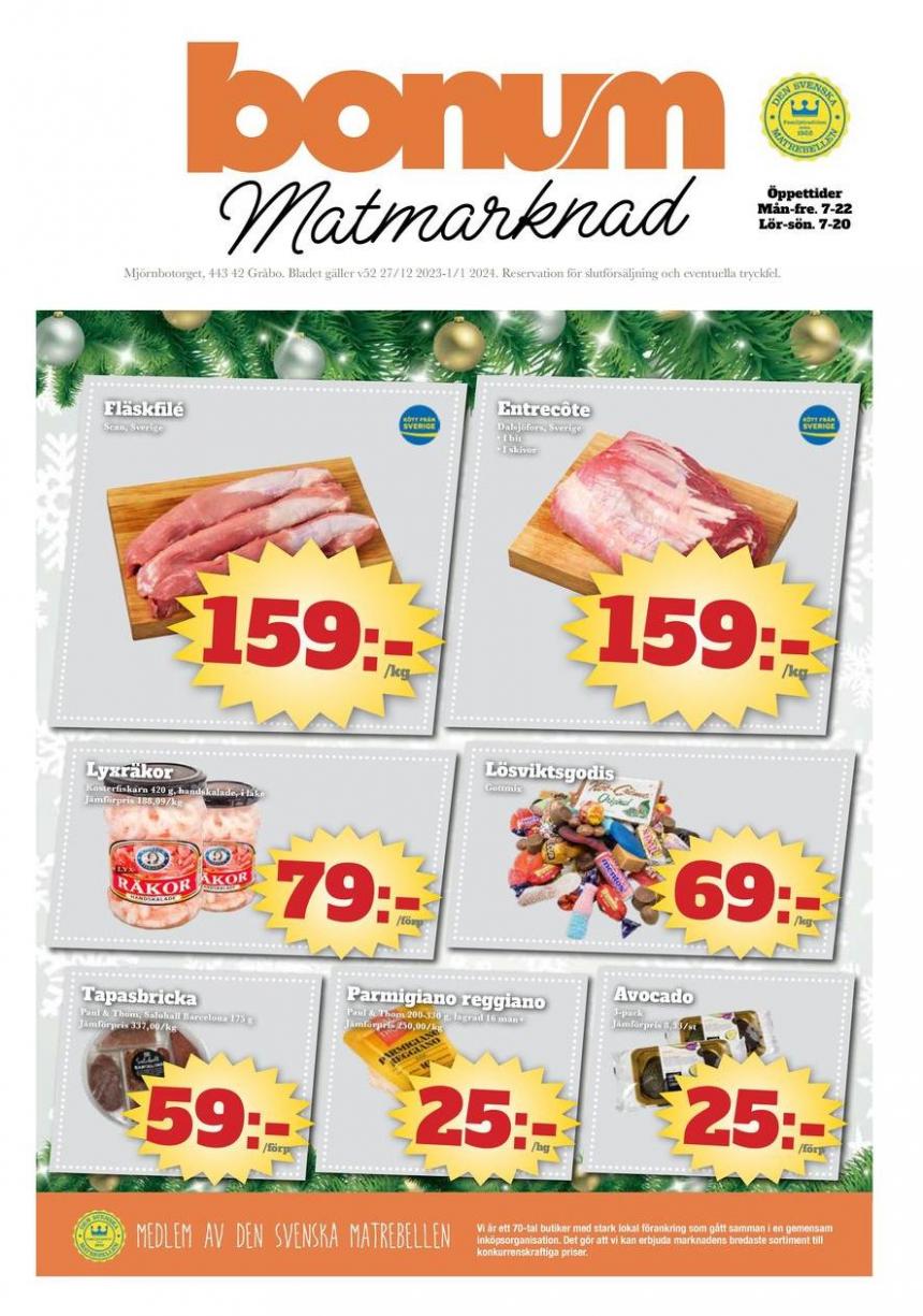 Bonum Matmarknad reklambad. Bonum Matmarknad (2024-01-01-2024-01-01)