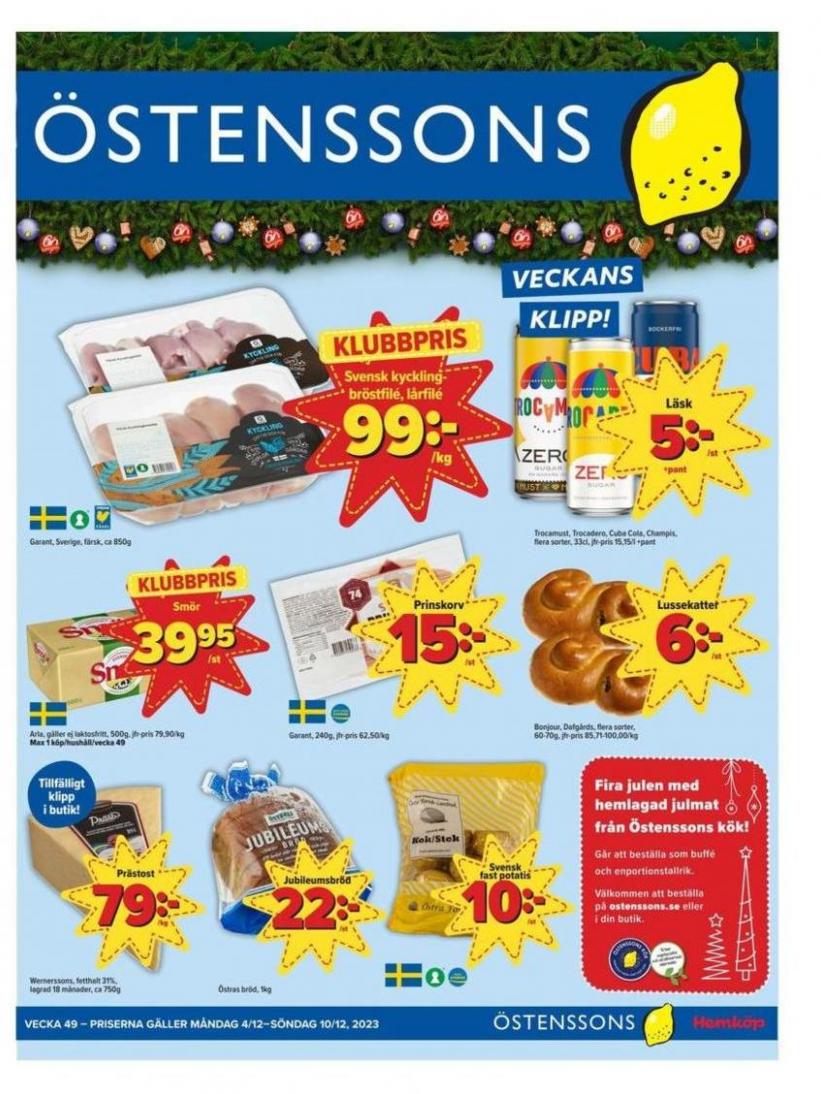 Östenssons reklambad. Östenssons (2023-12-10-2023-12-10)