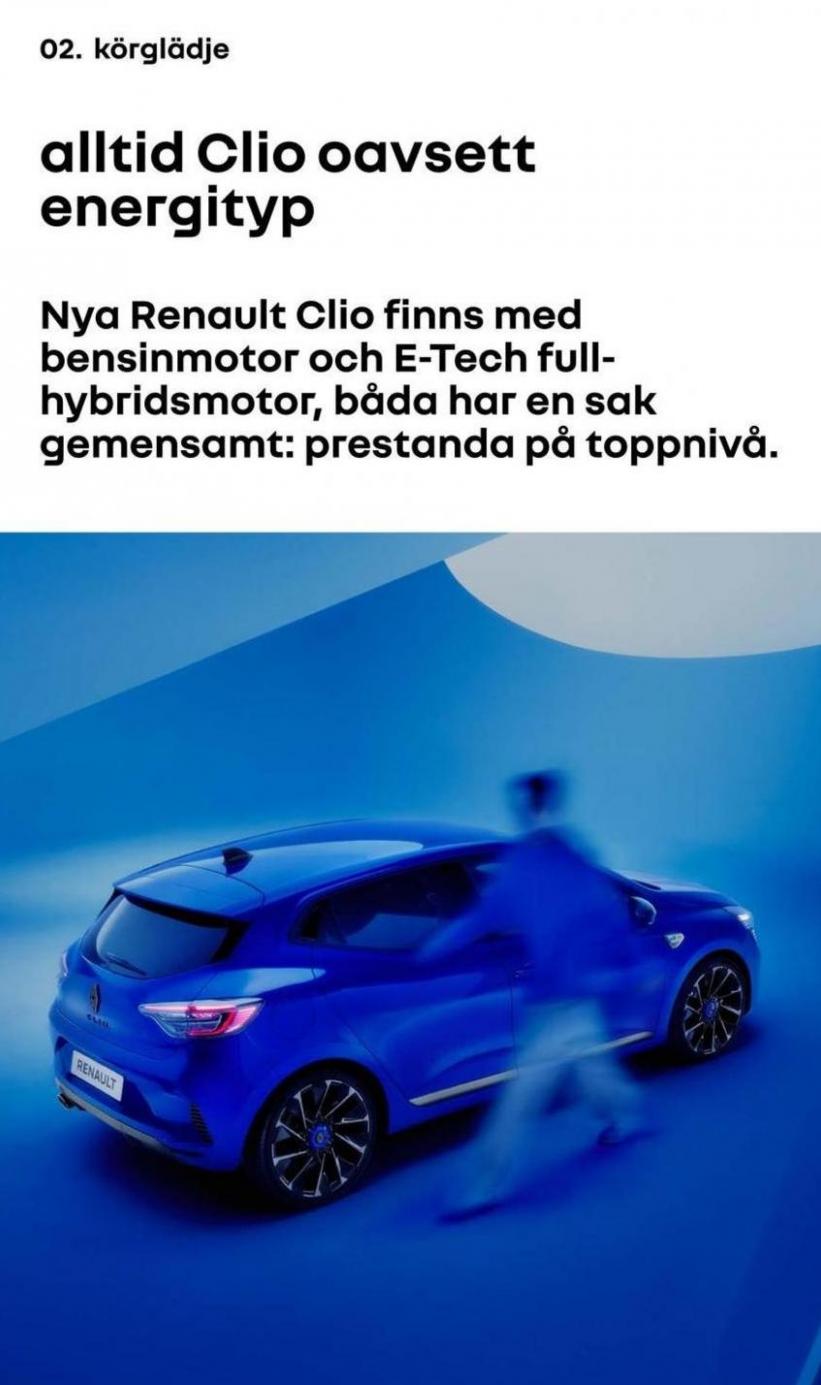 Renault clio broschyr .. Page 5