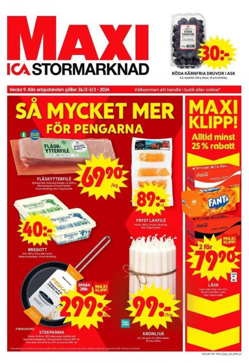 ICA Maxi Erbjudanden. ICA Maxi (2024-03-03-2024-03-03)