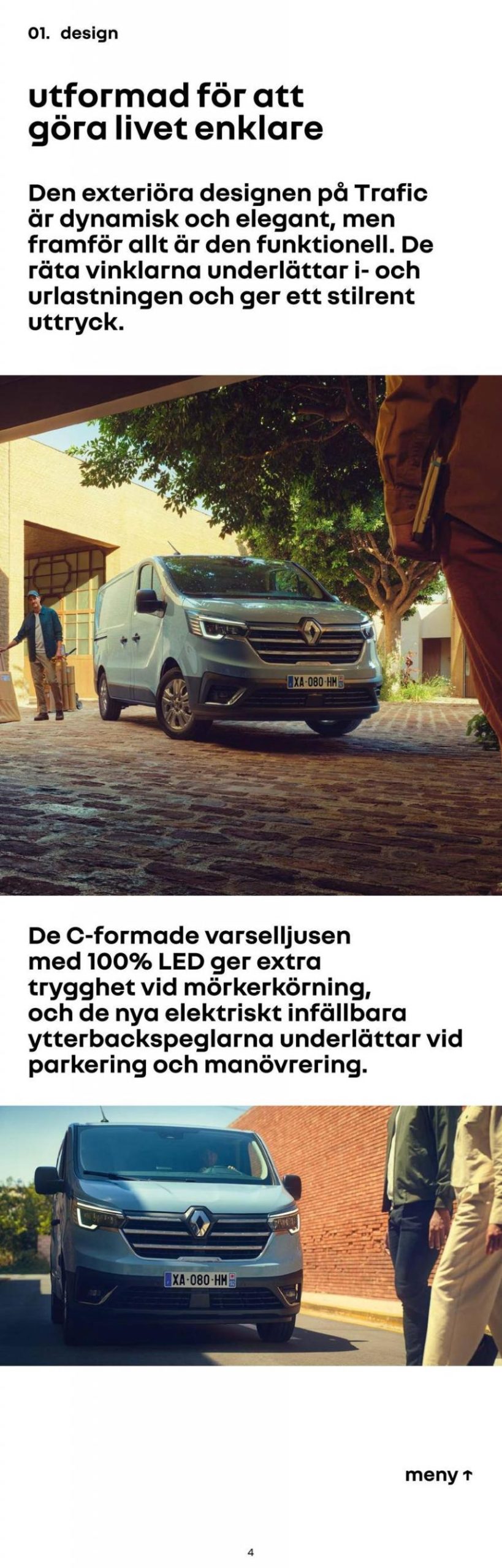 Renault trafic broschyr .. Page 4