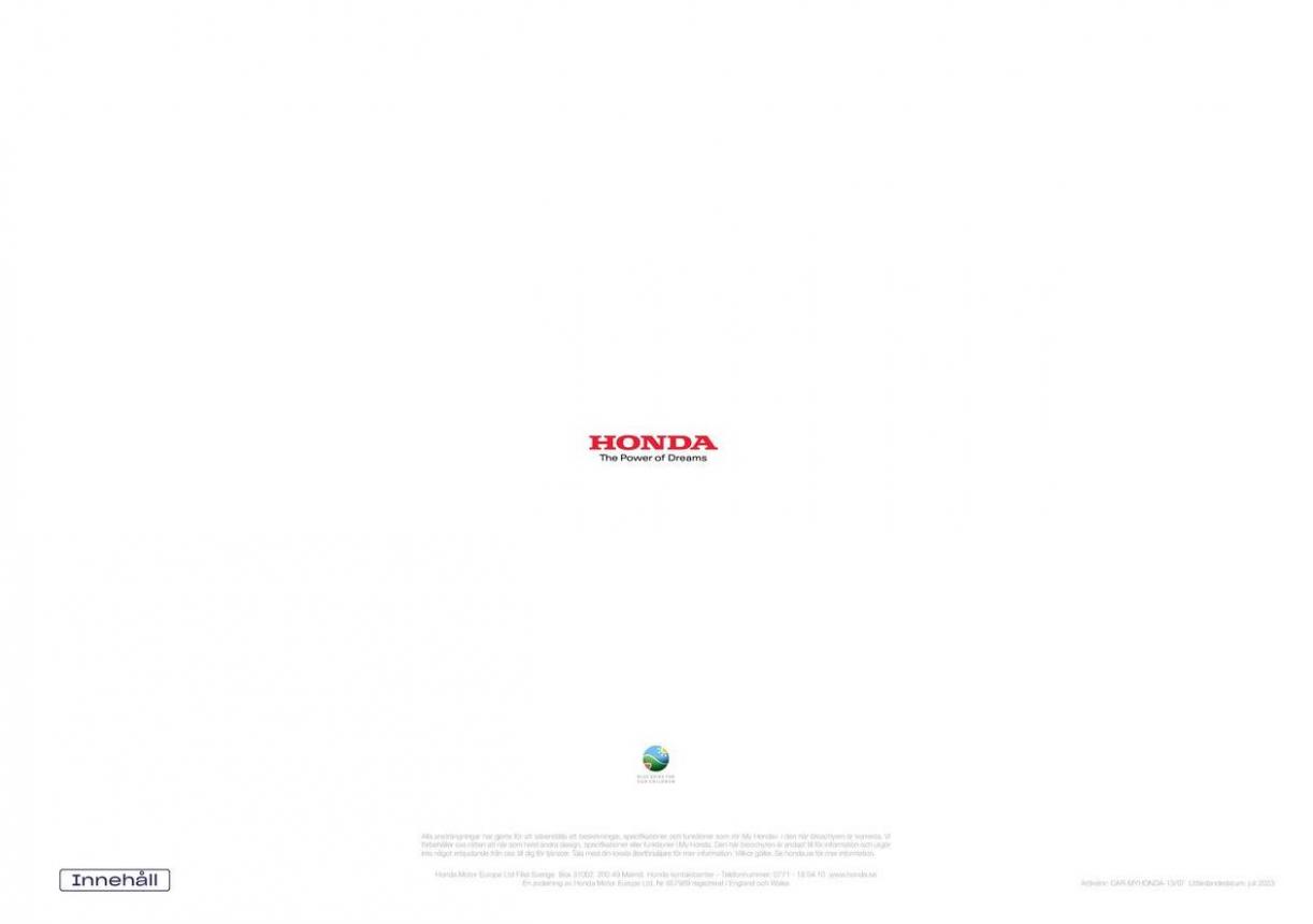 Honda reklamblad. Page 19