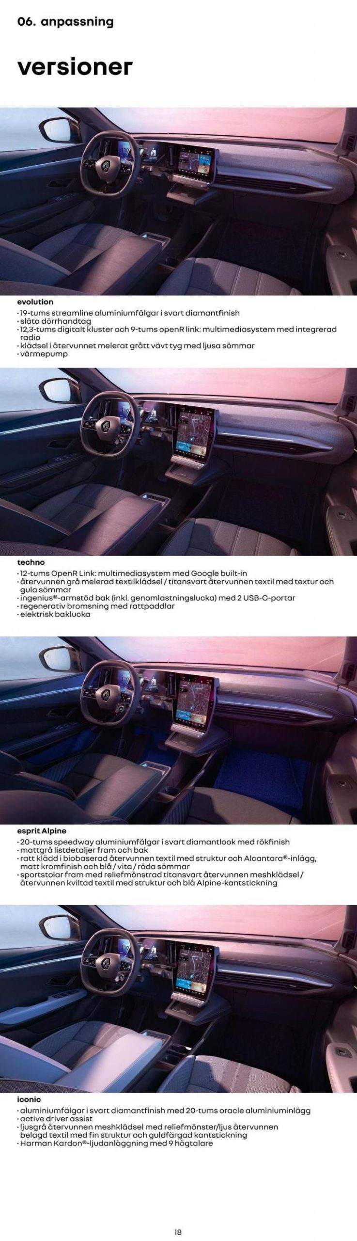 Renault scenic e tech electric. Page 18