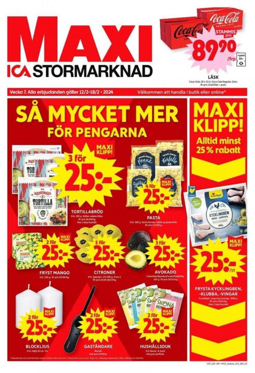 ICA Maxi Erbjudanden !. ICA Maxi (2024-02-29-2024-02-29)