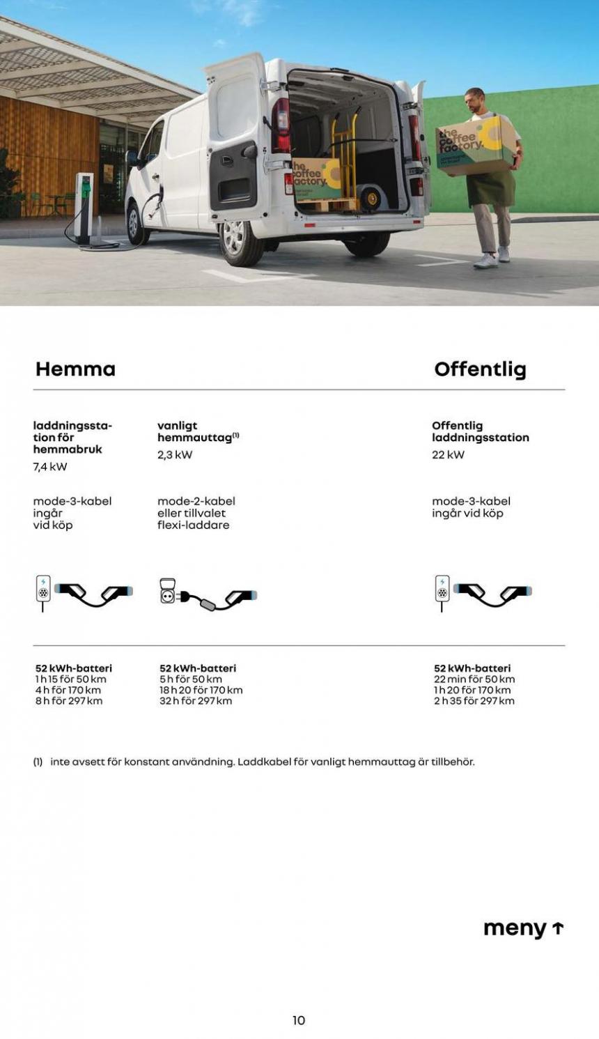 Renault trafic broschyr .. Page 10
