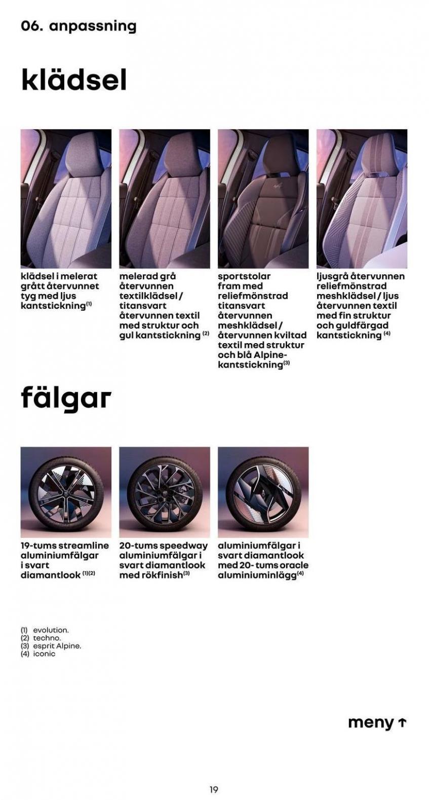 Renault scenic e tech electric. Page 19