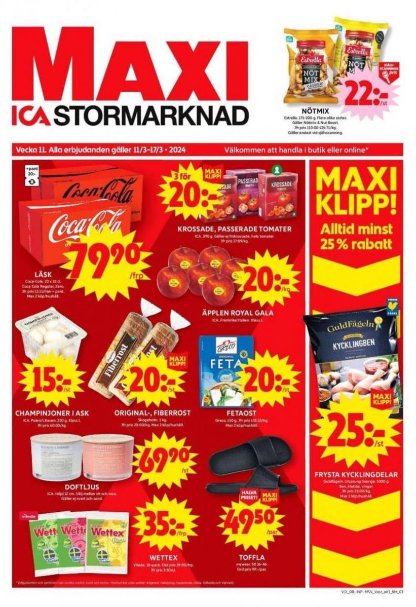 ICA Maxi Erbjudanden. ICA Maxi (2024-03-17-2024-03-17)