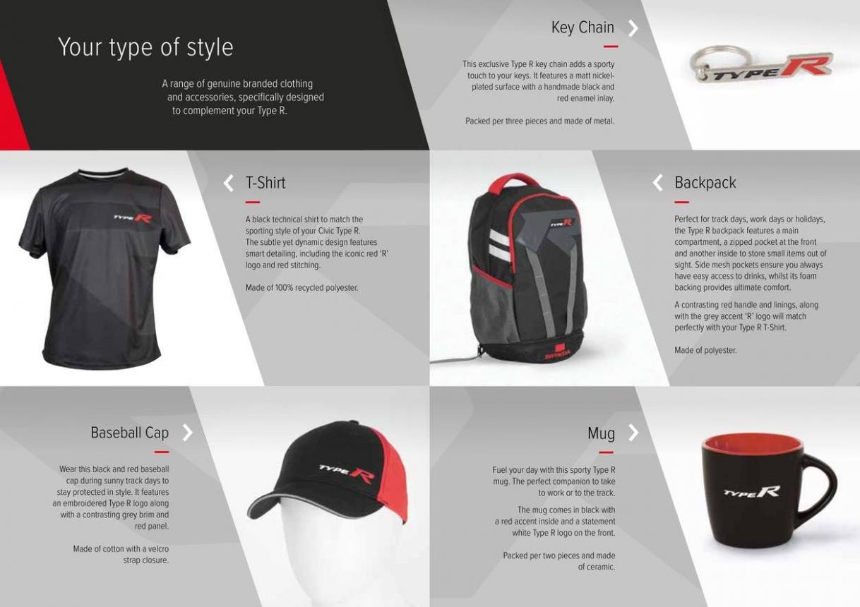 Honda Type-R Merchandise. Page 2