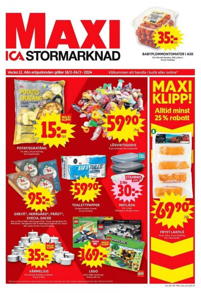ICA Maxi Erbjudanden. ICA Maxi (2024-03-24-2024-03-24)