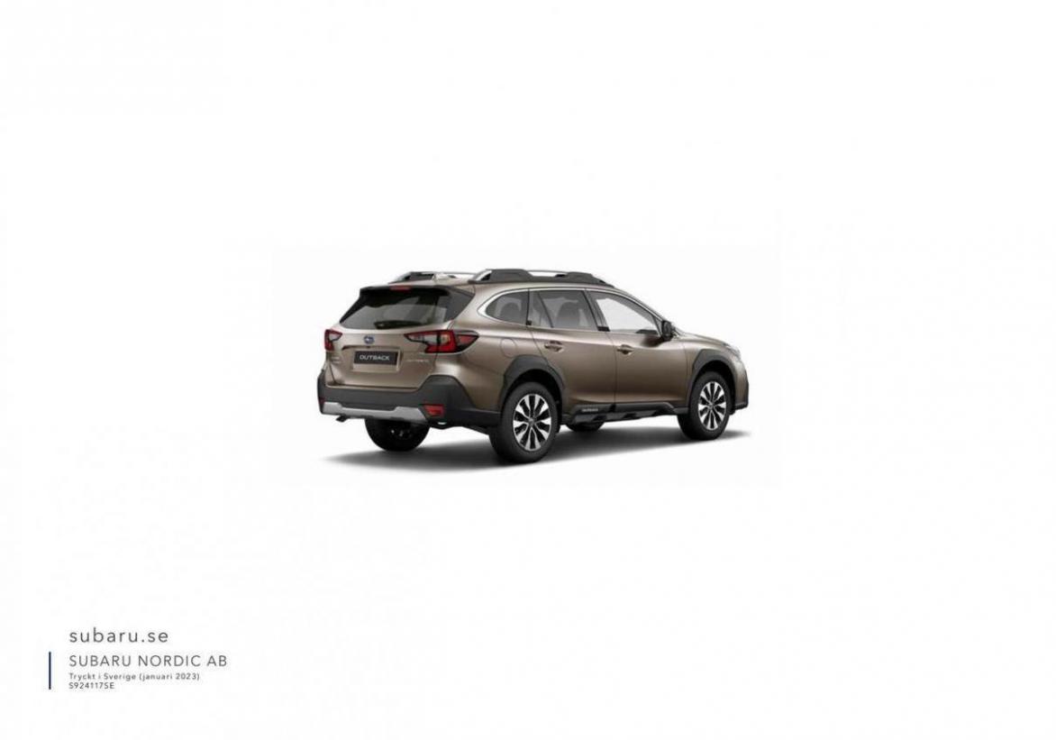 Subaru reklamblad. Page 9