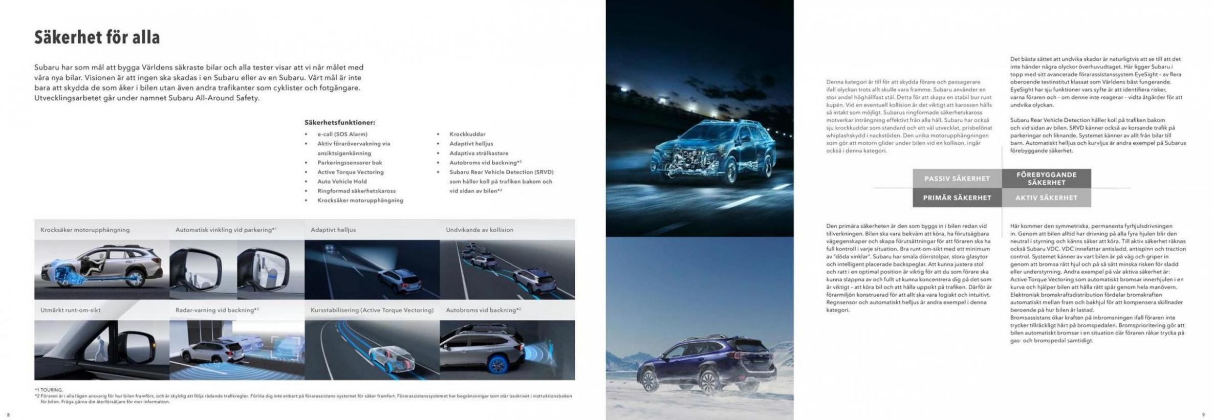 Subaru reklamblad. Page 5